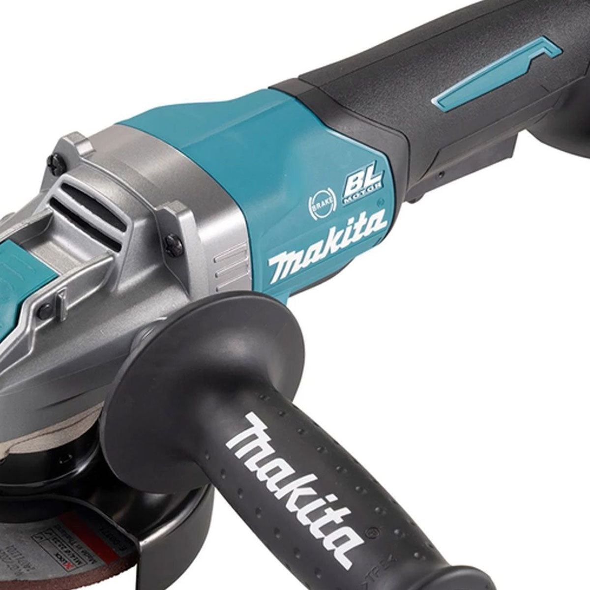Makita GA043GD201 40V XGT X-Lock 115mm Paddle Switch Angle Grinder With 2 x 2.5Ah Batteries & Charger