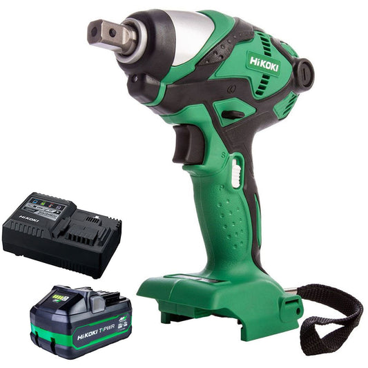 Hikoki WR18DSDLW4Z 18V Li-ion Cordless 1/2" Impact Wrench with 1 x 4.0Ah/8.0Ah Battery & Charger