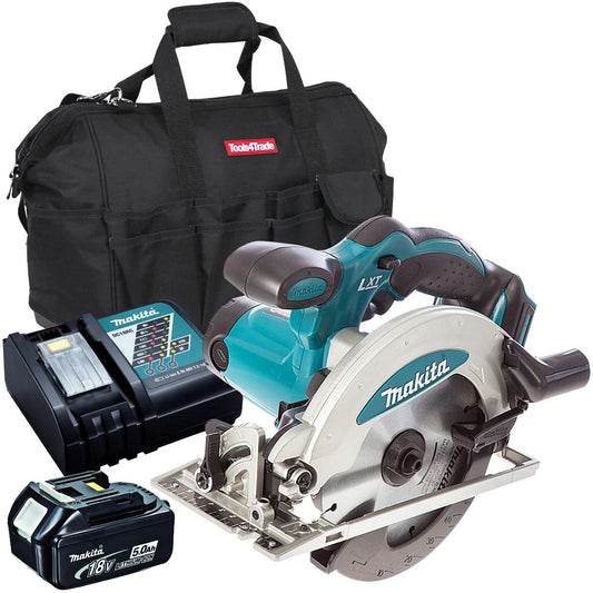 Makita DSS610Z 18V 165mm Cordless Circular Saw with 1 x 5.0Ah Battery Charger & Bag