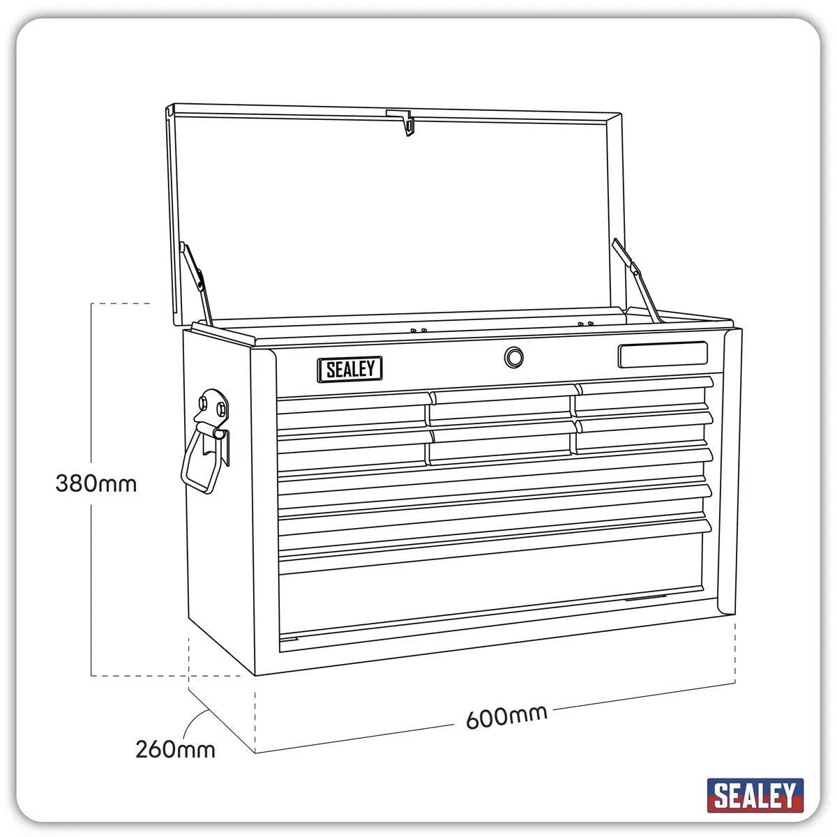 Sealey AP2509B American Pro 9 Drawer Tool Chest
