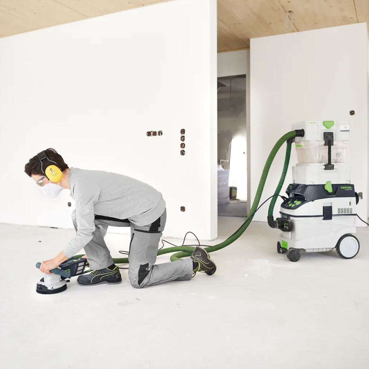 Festool RG 130 ECI-Plus 110V GB Corded Surface-Restoration Grinder With Systainer - 577047