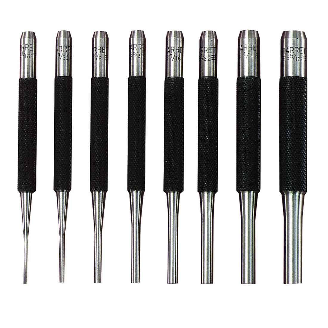 Starrett S565PC Pin Punch Set of 8 8 Piece