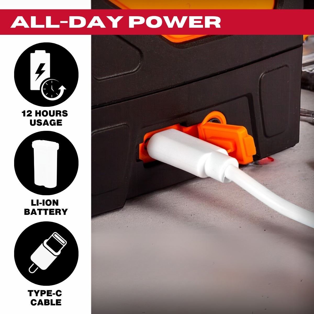 Kendo 25m Self-Levelling Laser Level 360° Bracket with Adjustable Tripod & Carry Bag