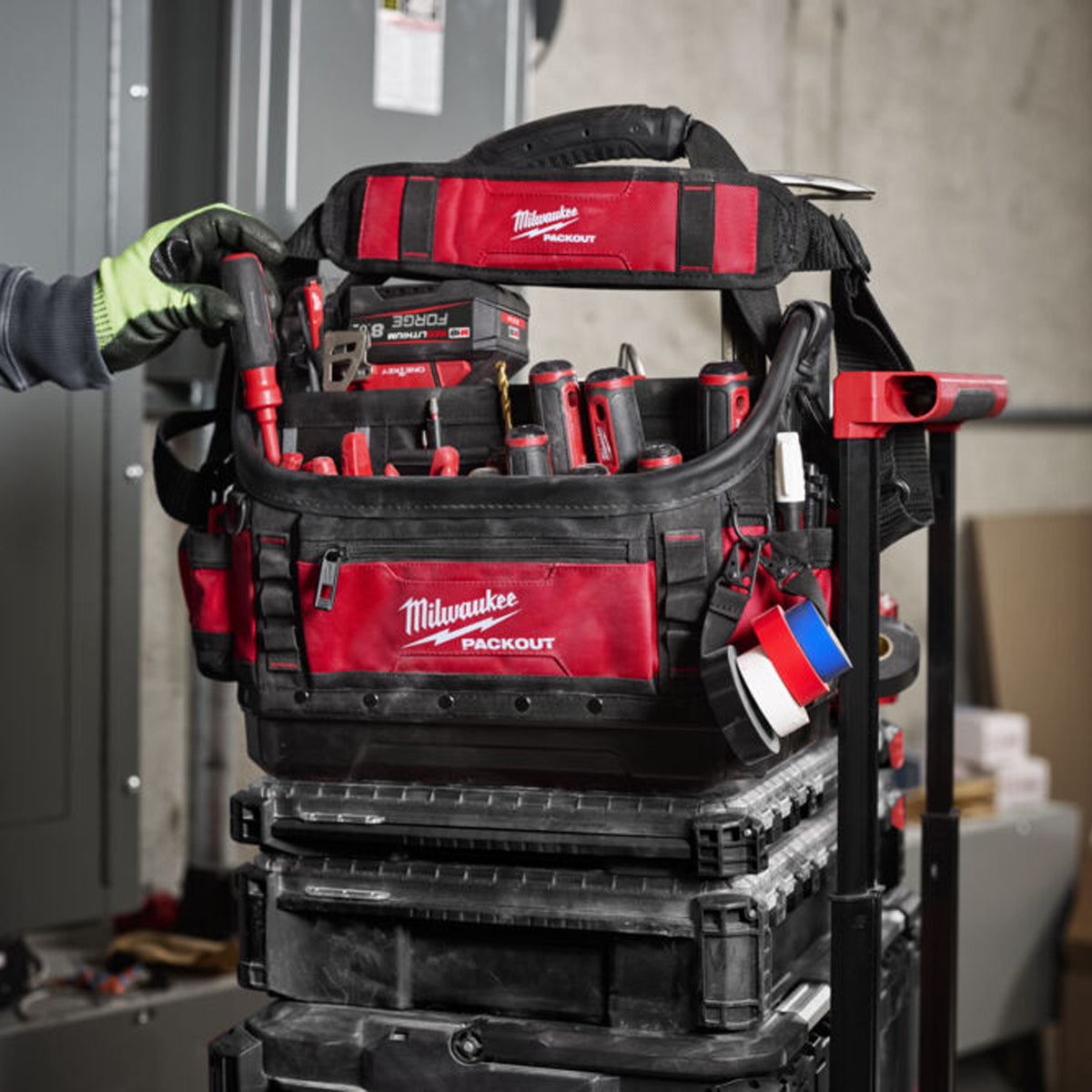 Milwaukee 38cm Packout Tote Tool Bag 4932498634