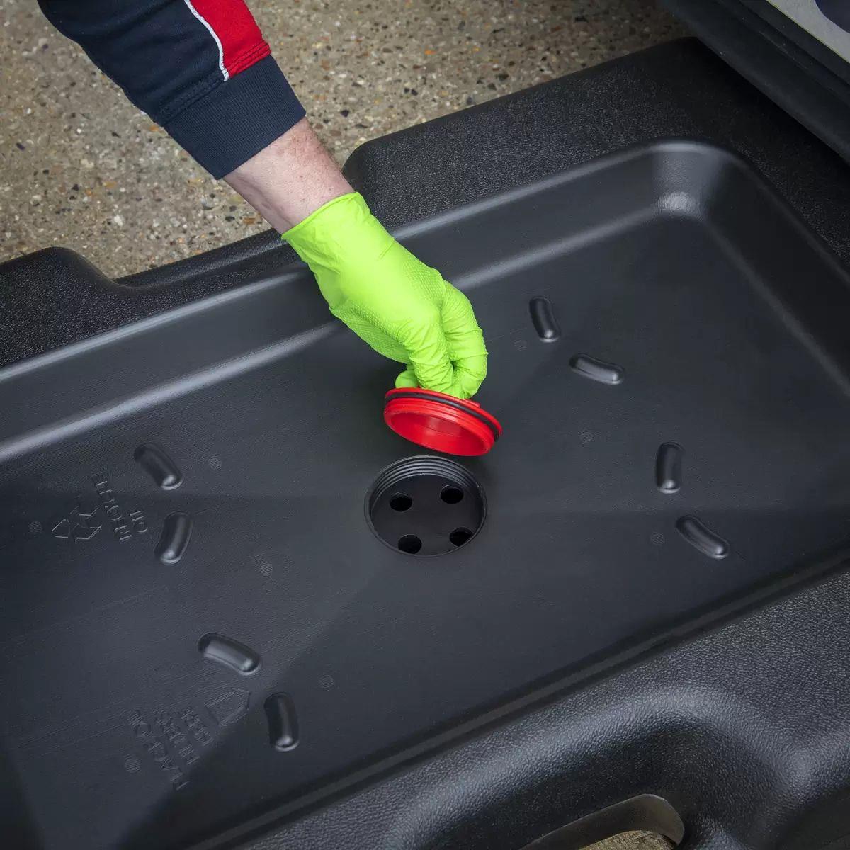 Sealey DRP09 54L Wheeled Oil/Fluid Drain & Recycling Container