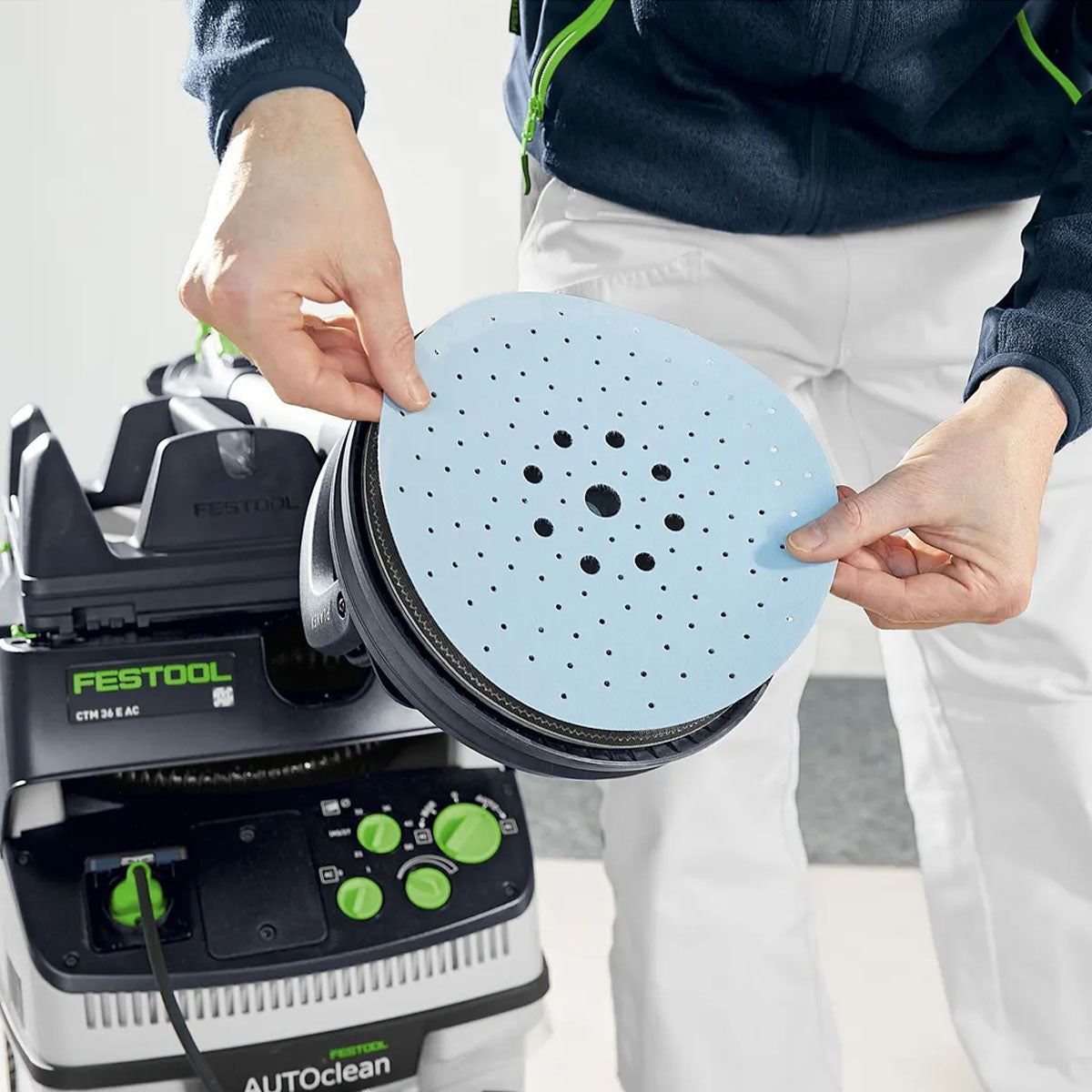 Festool PLANEX LHS 2-M 225 EQ 110V GB Brushless Long-Reach Sander With Carrying Bag - 577358