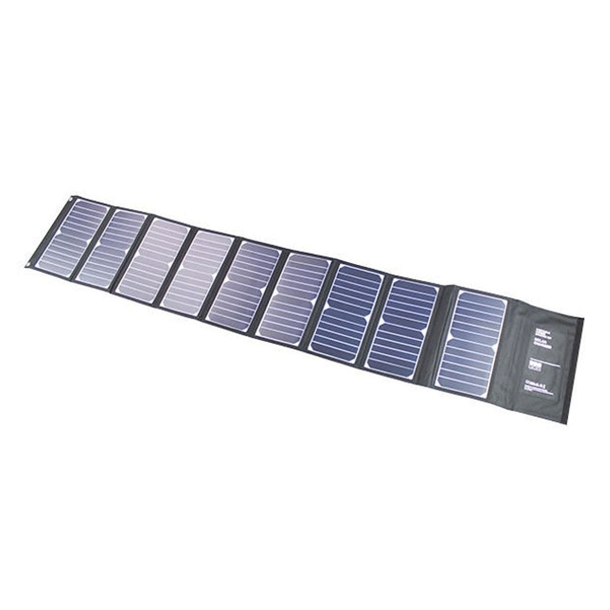Hyundai H60 Portable & Foldable 60W Solar Charger USB & DC Connectivity for Outdoor Power Supply