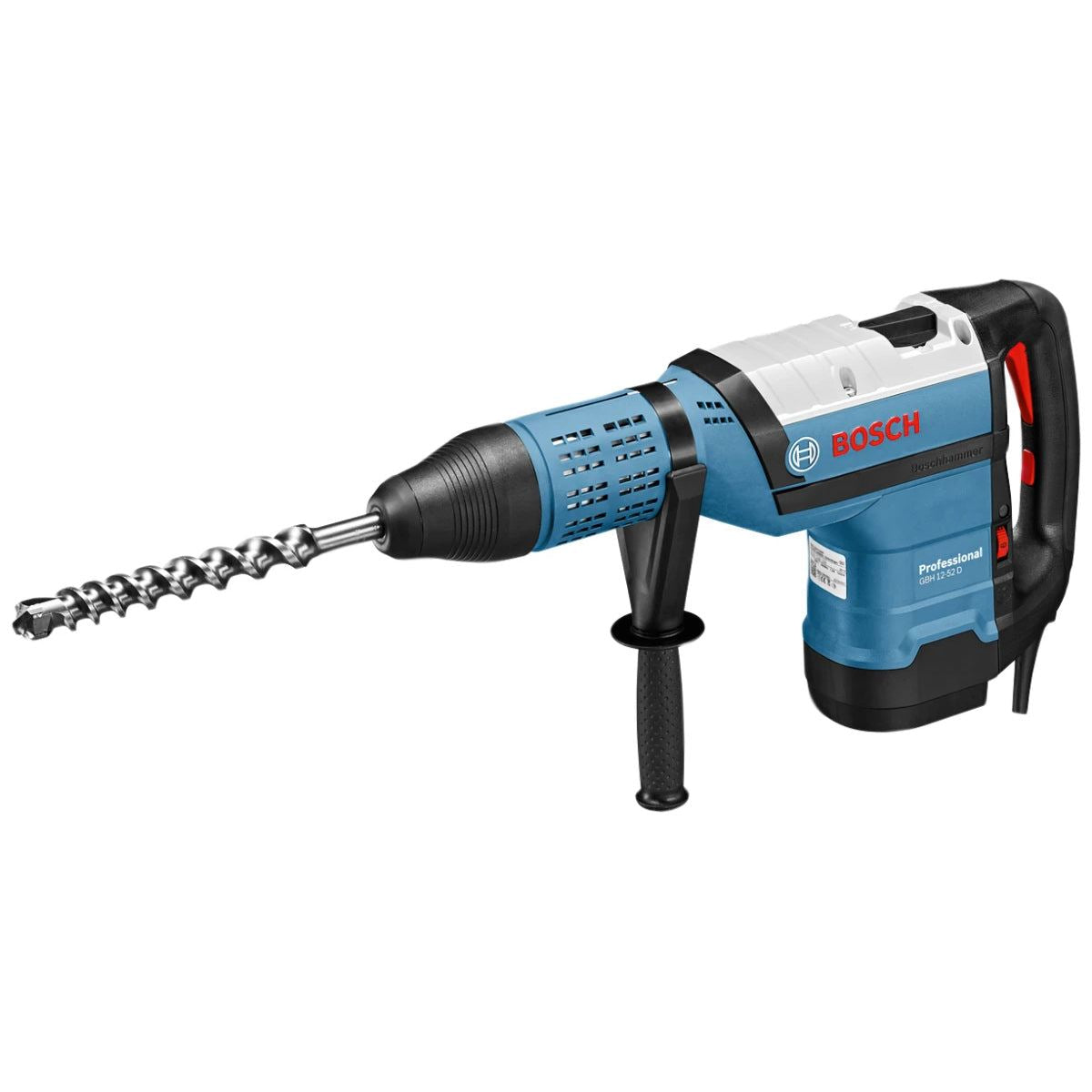 Bosch GBH 12-52 D SDS-Max Professional Rotary Hammer for Heavy Duty Drilling & Chiseling 110V/1700W 0611266160