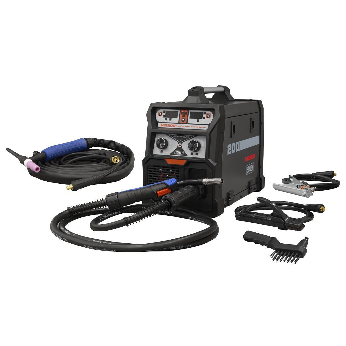 Sealey MIG200i MIG/TIG & MMA ARC/STICK Inverter Welder 200A