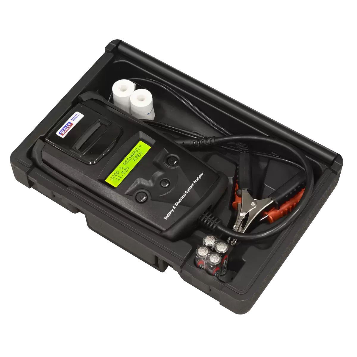 Sealey BT2003 6/12/24V Digital Battery and Alternator Tester with Printer