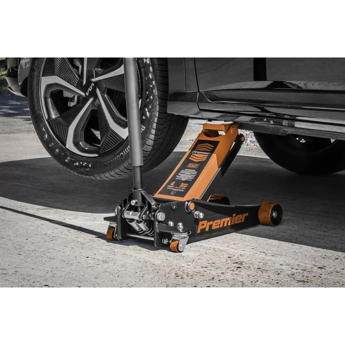 Sealey 4040AO Trolley Jack 4tonne Rocket Lift Orange