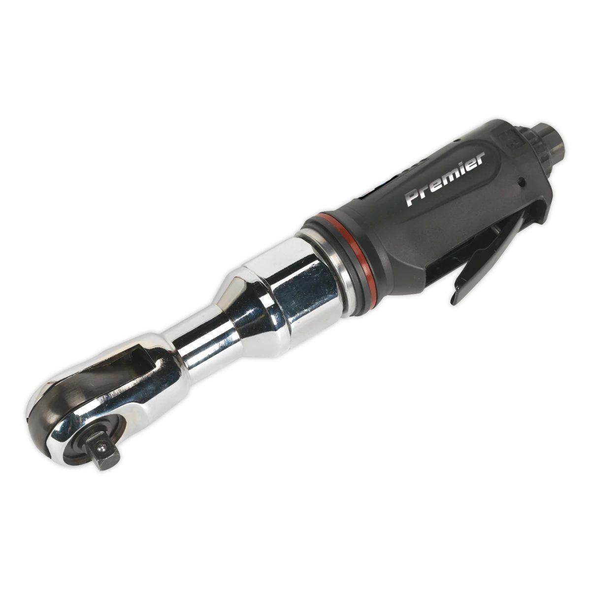 Sealey SA607 Premier Air Ratchet Wrench 3/8 Inch Sq Drive
