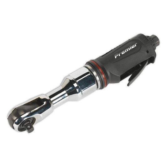 Sealey SA607 Premier Air Ratchet Wrench 3/8 Inch Sq Drive