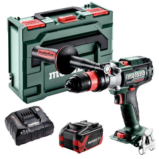 Metabo SB 18 LTX-3 BL Q I 18V Brushless Combi Drill with 1 x 8.0Ah Battery Charger & Metabox