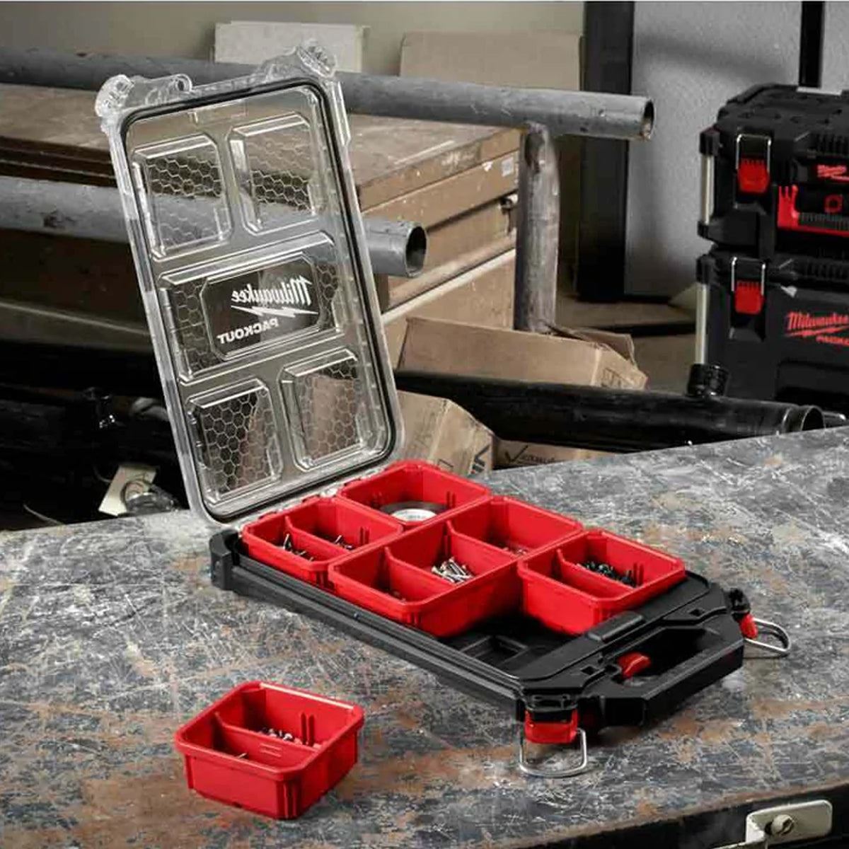 Milwaukee Packout Compact Slim Organiser 4932471065
