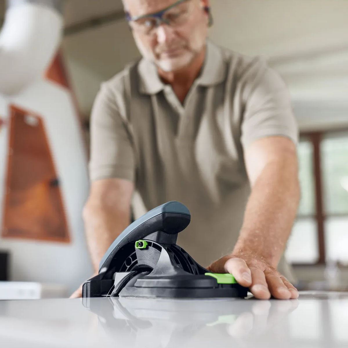 Festool ES-ETSC 125 3,0 I-Plus 18V GB Brushless Edge Sander With 2 x 3.0Ah Batteries, Charger In Systainer - 577698