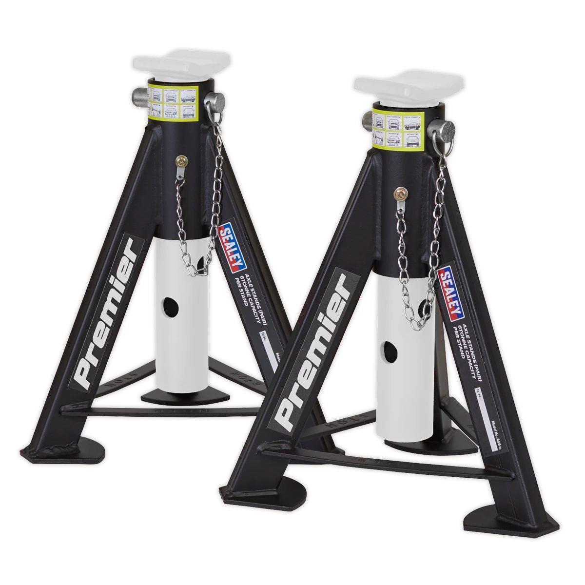 Sealey AS6 Axle Stands 6 Tonne Capacity per Stand
