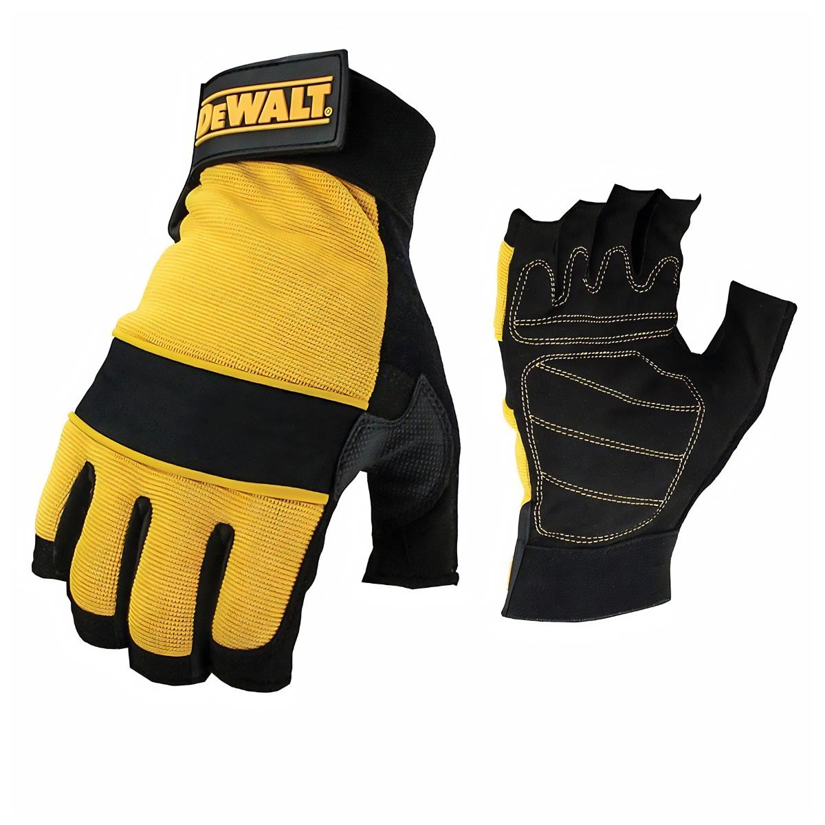 DeWalt DPG23L-EU 1/2 Synthetic Padded Leather Palm Gloves Large