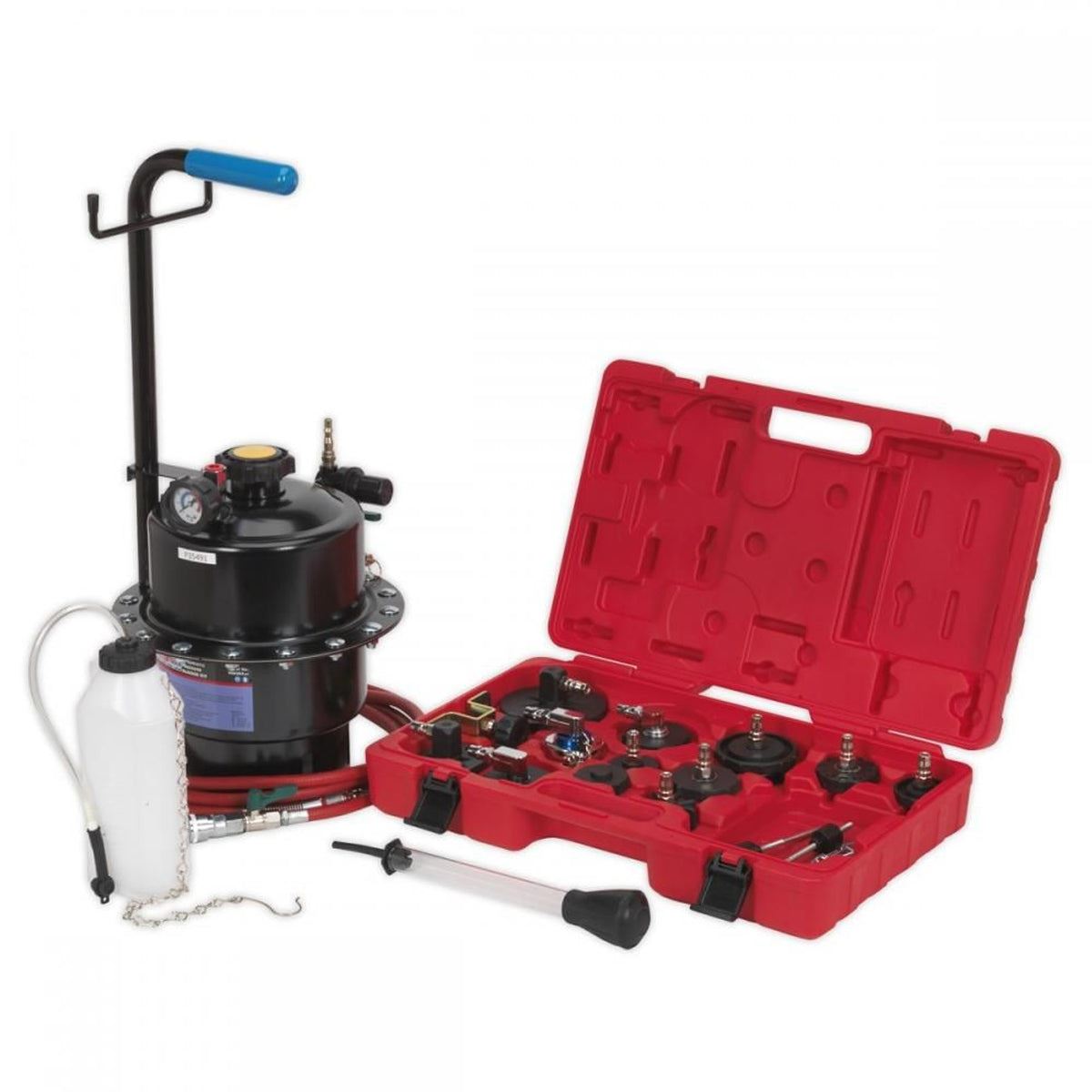 Sealey VS0204 5L Pneumatic Brake & Clutch Pressure Bleeder Kit