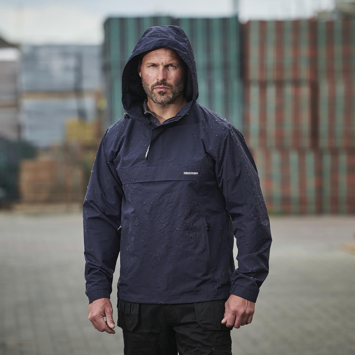 TuffStuff 296 Sutherland Unlined Windbreaker Jacket Navy Blue - Size M