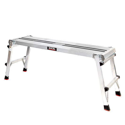 Excel Heavy Duty Aluminium Platform Work Bench Folding Hop Up 1190 x 306 mm