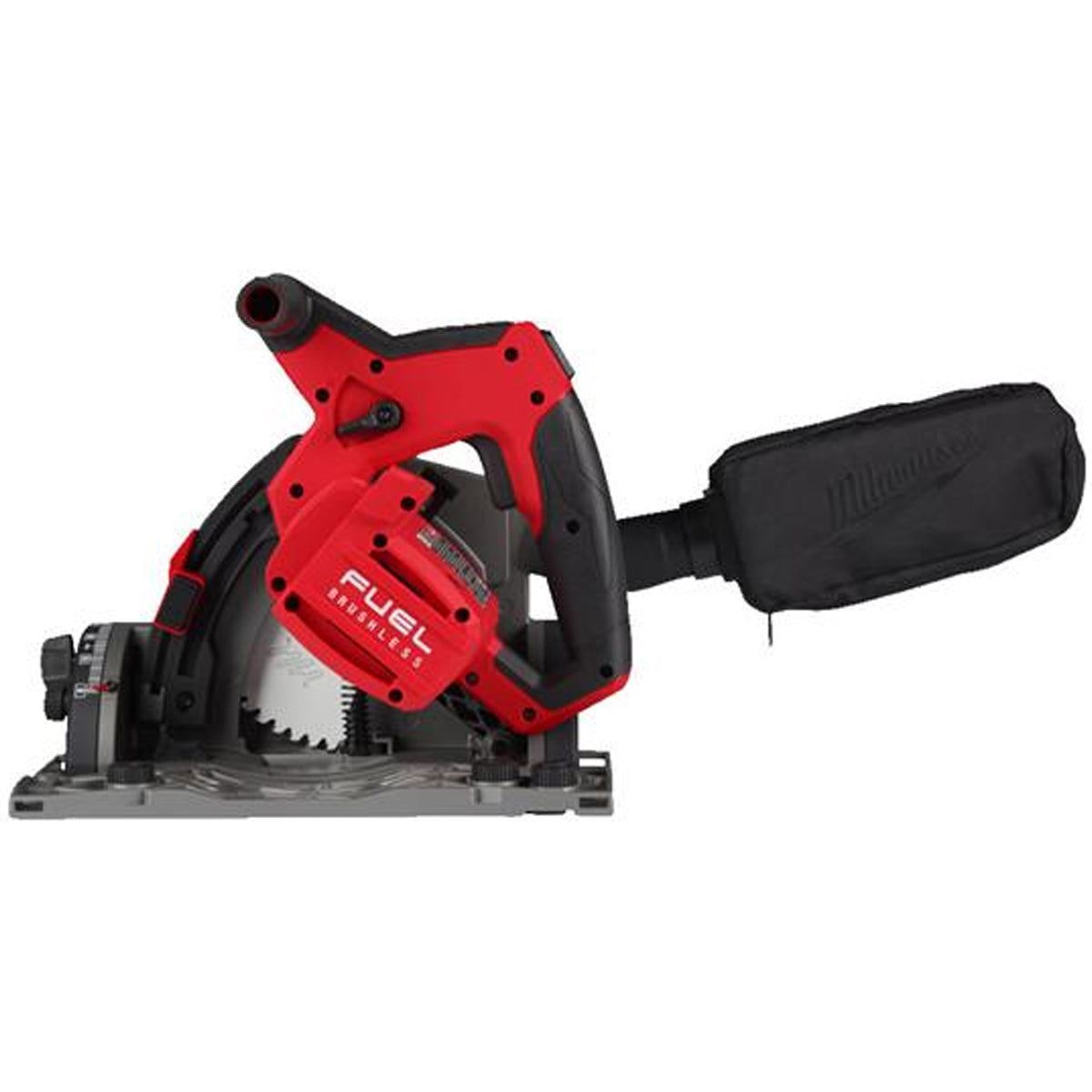 Milwaukee M18FPS55-0P 18V 165mm Fuel Brushless Plunge Saw with 2 x 5.5Ah Battery, Guide Rail Kit & M18VC2-0 Wet and Dry Vacuum Cleaner