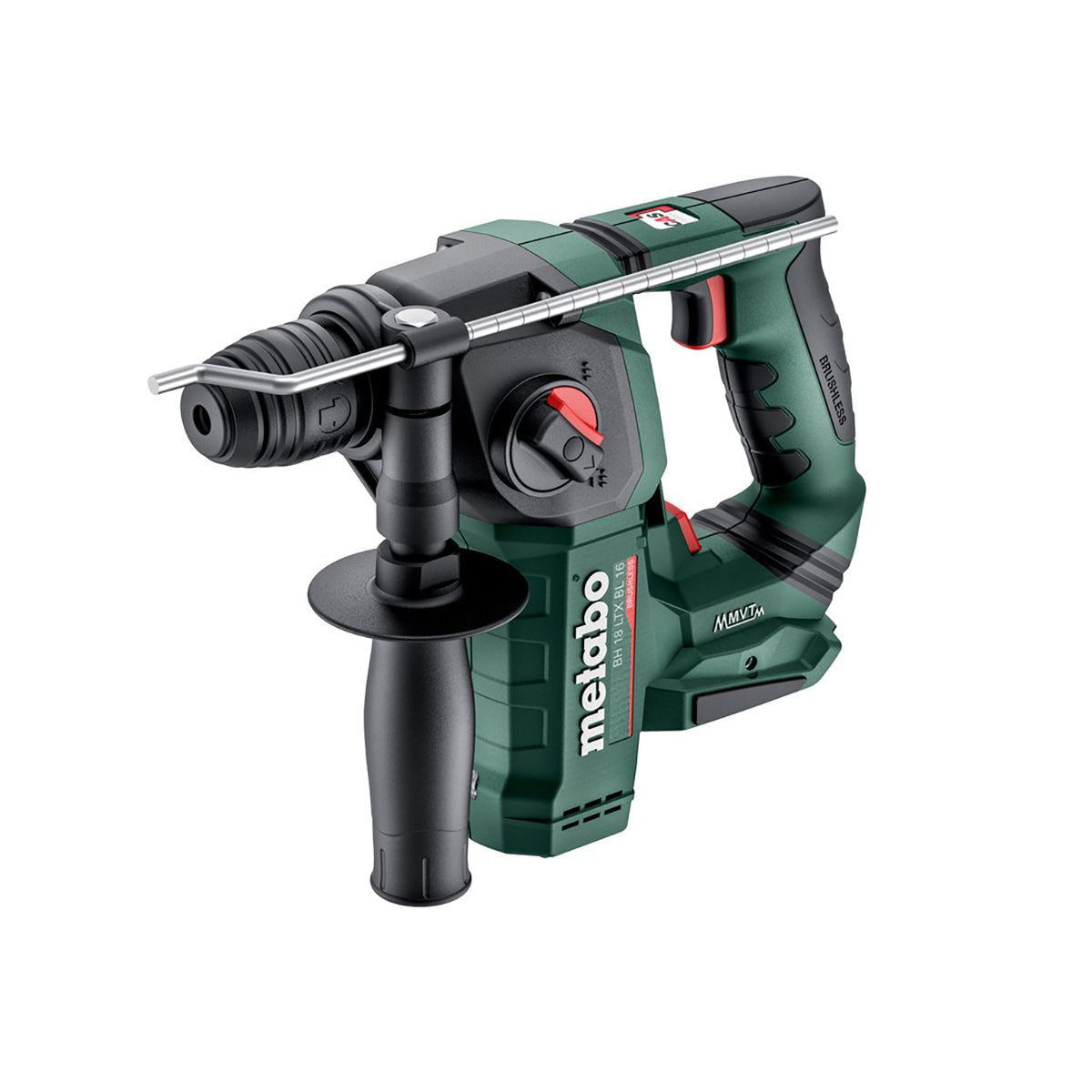 Metabo BH 18 LTX BL 16 18V Brushless SDS+ Rotary Hammer with 1 x 2.0Ah Battery Charger & Metabox