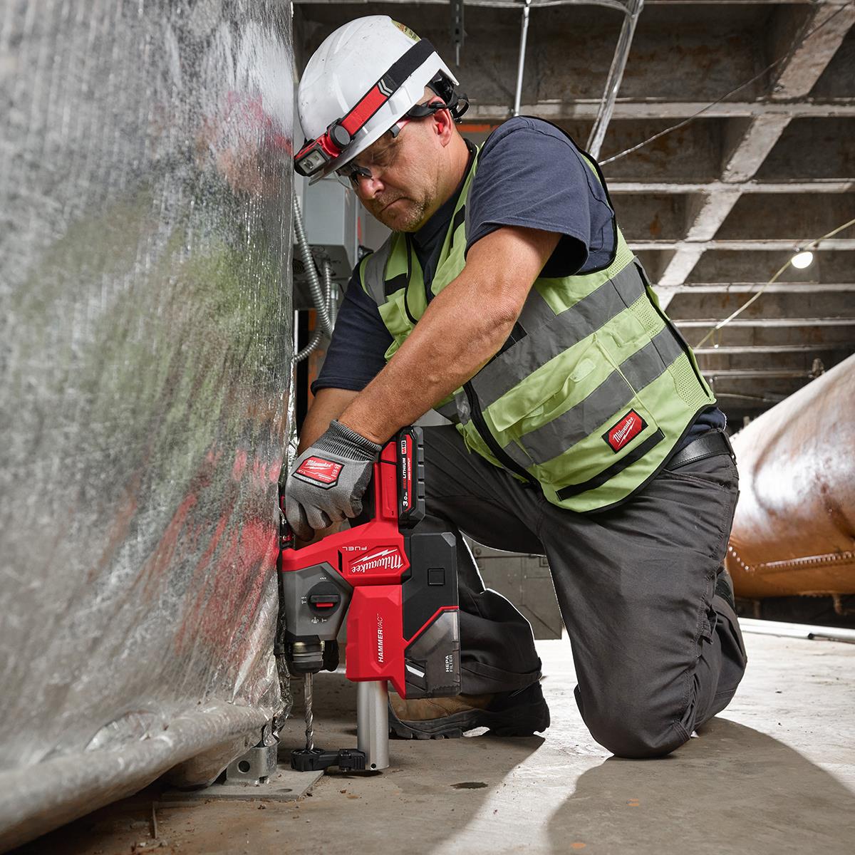 Milwaukee M18FHAC16-0 18V Brushless SDS-Plus Hammer Drill With 2 x 5.0Ah Batteries Charger & Bag