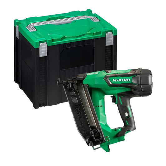 HiKOKI NT1865DMBJ4Z 18V Brushless 16G Second Fix Angled Finish Nailer Body Only with Case Item Condition Seller Refurbished
