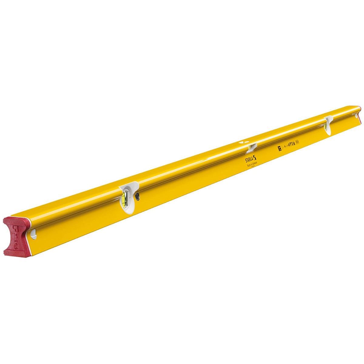 Stabila STB-R-180 183cm / 72in R-Type Spirit Level 3 Vial - 18375 With 25cm Magnetic Rare Earth Torpedo Level