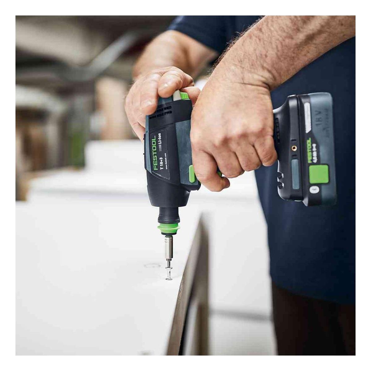 Festool TID 18 HPC4,0I-Set T18GB 18V Brushless Impact Driver & Screwdriver Twin Set with 2 x 4.0Ah Battery, Charger & Case 577245