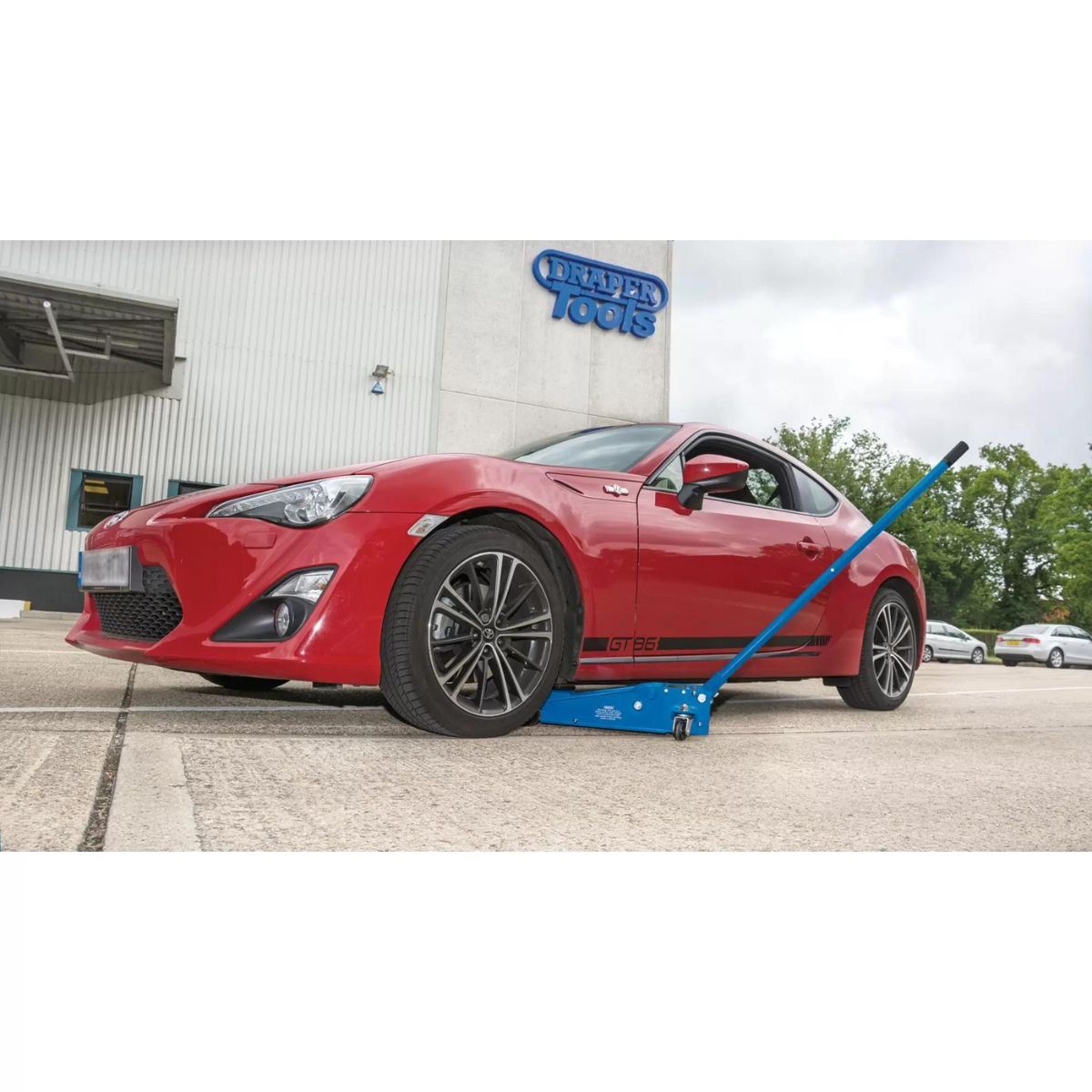 Draper TJ3HD/C Heavy Duty Trolley Jack with Twin Pistons 3 Tonne 16407