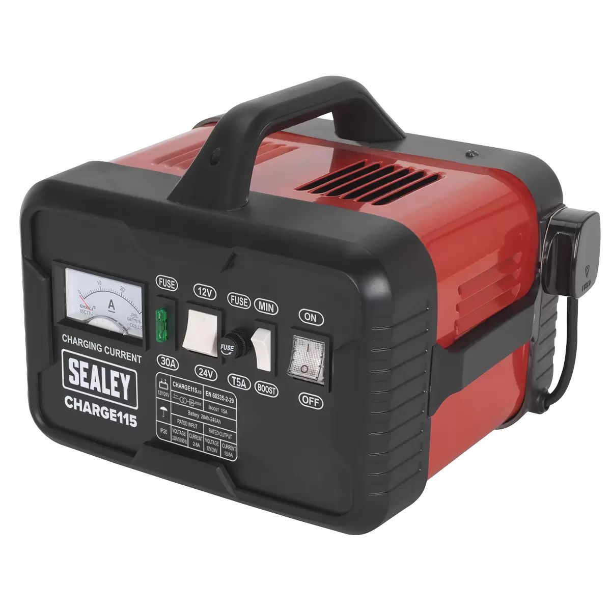 Sealey CHARGE115 Battery Charger 230V/19A
