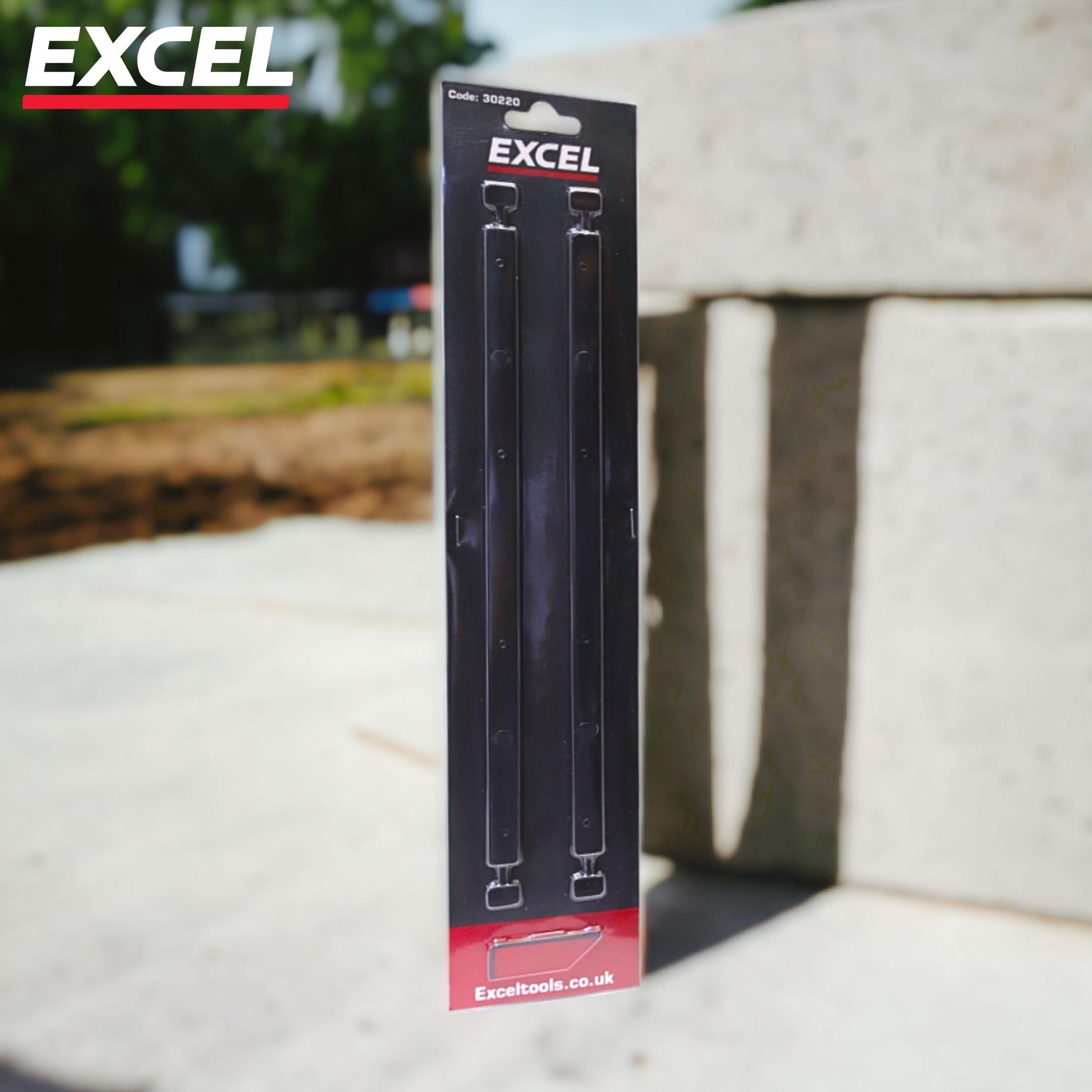 Excel Guide Rail Connector Bars (Twin Pack)