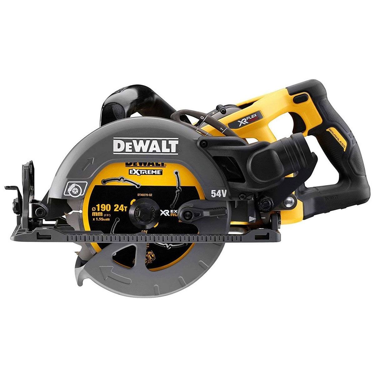 Dewalt DCS577N 54V XR FLEXVOLT Brushless Circular Saw with 1 x 6.0Ah Battery & Charger