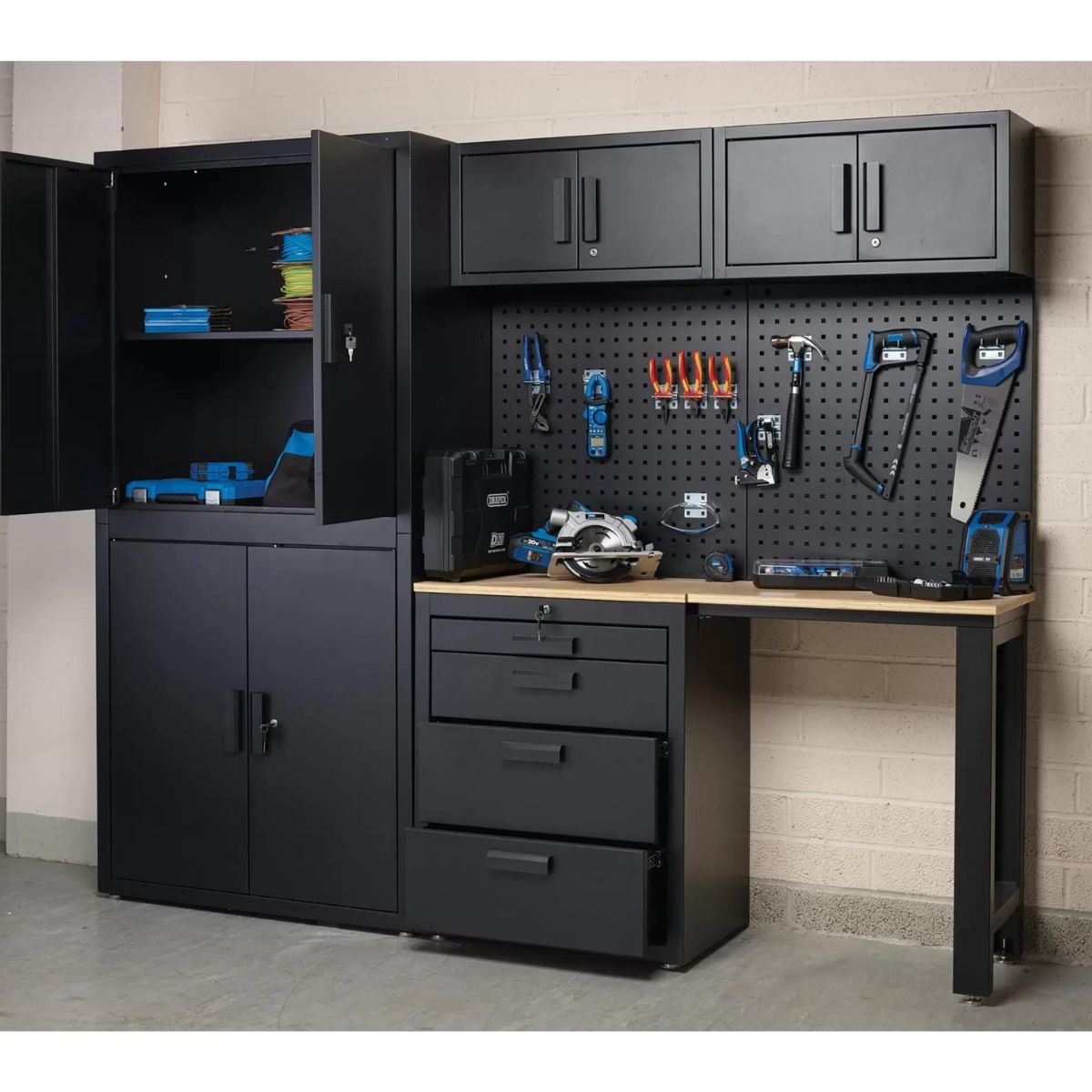 Draper MS100 Single Garage Workstation 44009