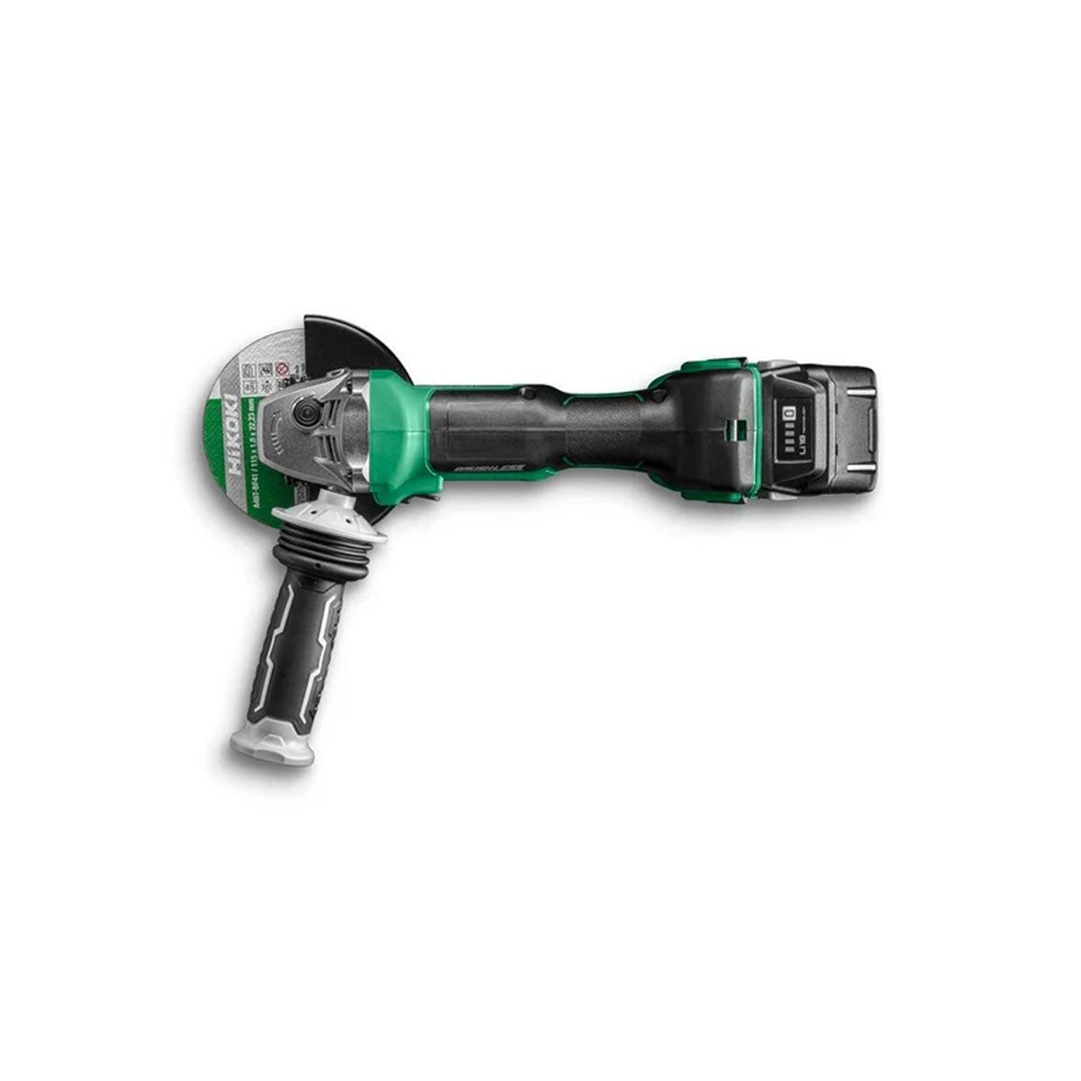 Hikoki G1812DAW4Z 18V Brushless Angle Grinder with 1 x 4.0Ah/8.0Ah Battery & Charger