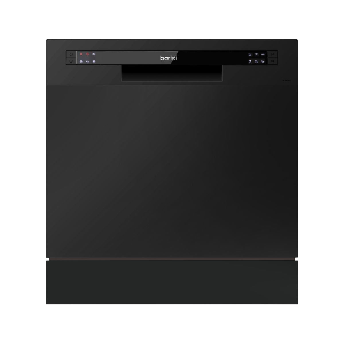 Sealey DH88 Baridi Tabletop Dishwasher 8 Place Settings 8L Capacity Black 230V/1500W