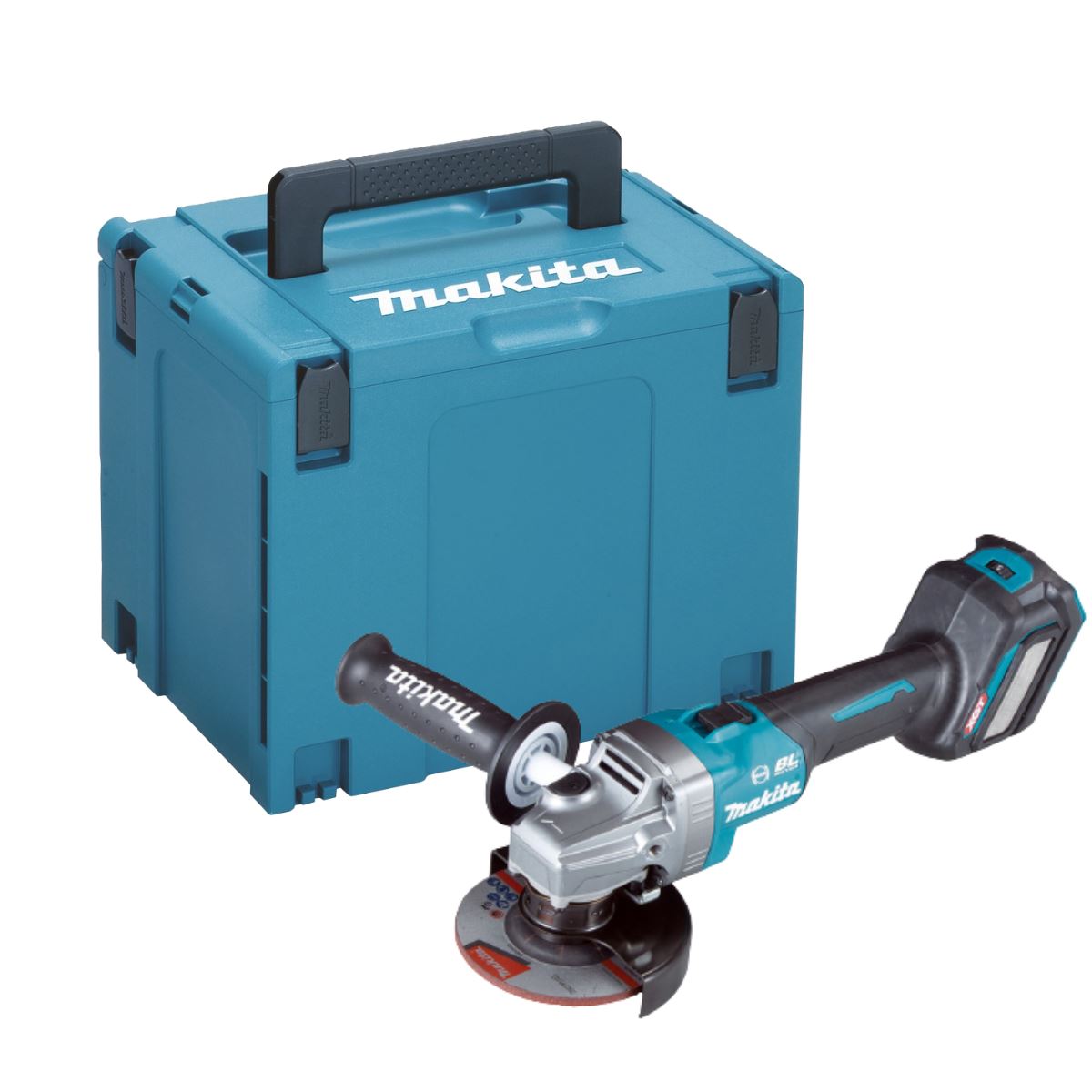 Makita GA022GZ01 40Vmax XGT Brushless 115mm Angle Grinder With Type 4 Case