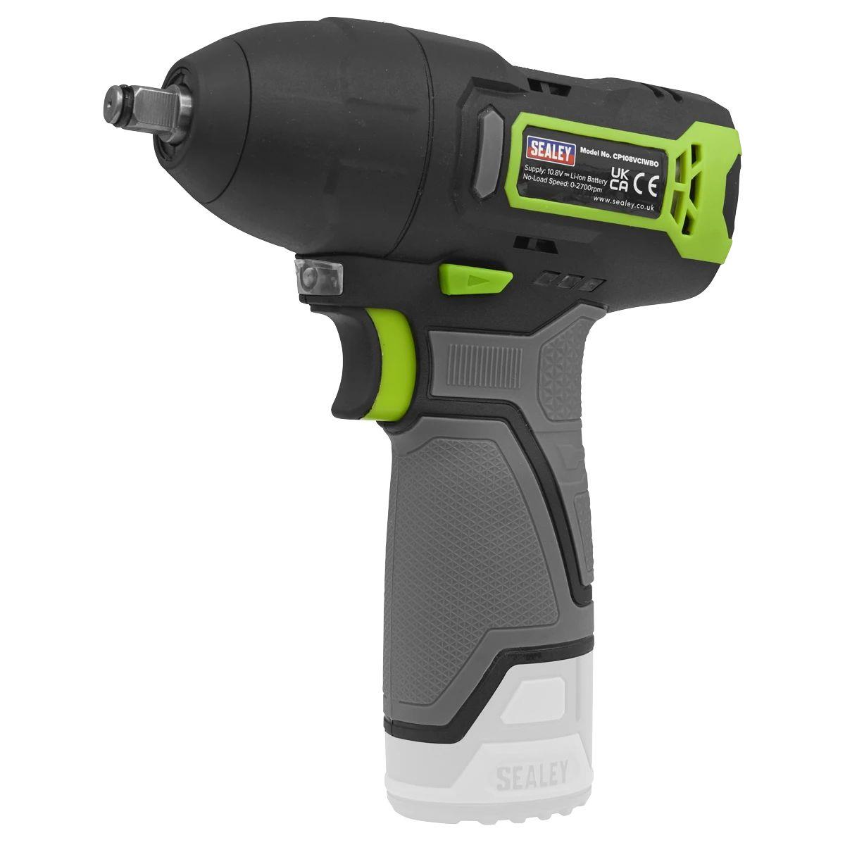 Sealey CP108VCOMBO2EU 4 x SV10.8 Series Cordless Combo Kit With 2 x 2Ah Batteries & Fast Charge in Canvas Tool Storage Bag