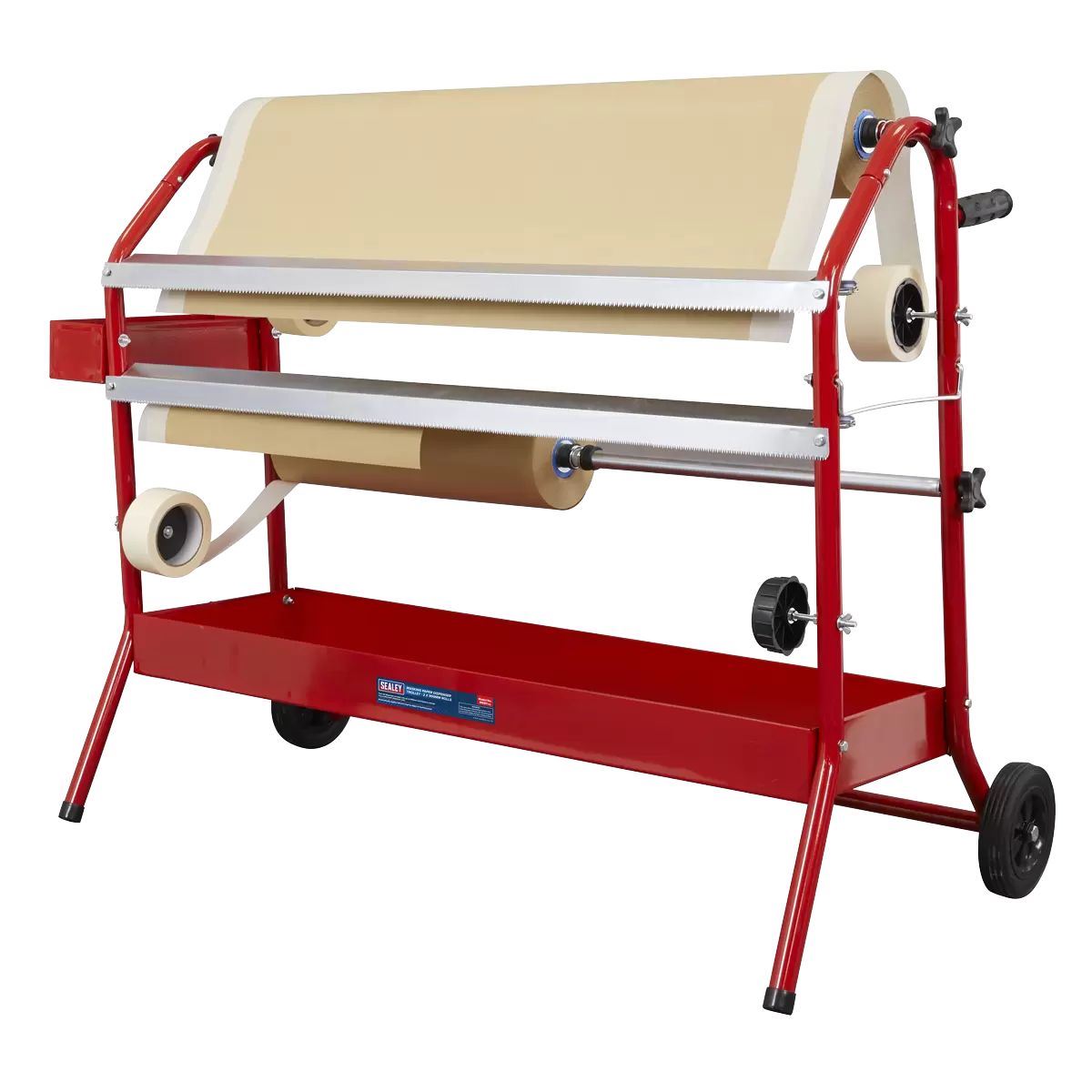 Sealey MK67 Masking Paper Dispenser 2 x 900mm Trolley