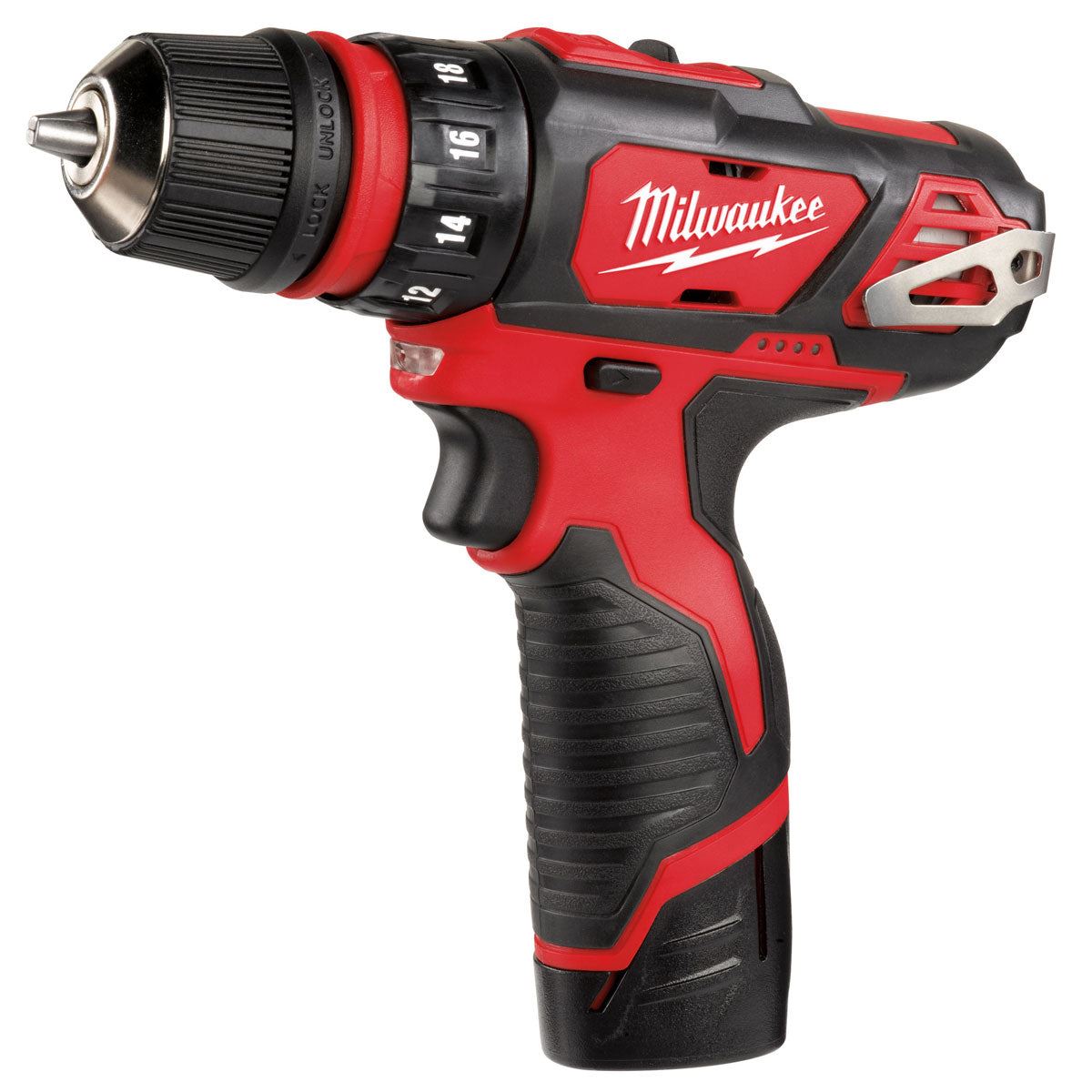 Milwaukee M12BDDXKIT-0X 12V Removable Drill Driver with 1 x 2.5Ah Battery Charger & Case