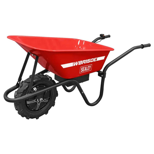 Sealey WBR150E Electric Wheelbarrow Weight Capacity 150kg & 75L Bucket Capacity 240V/500W