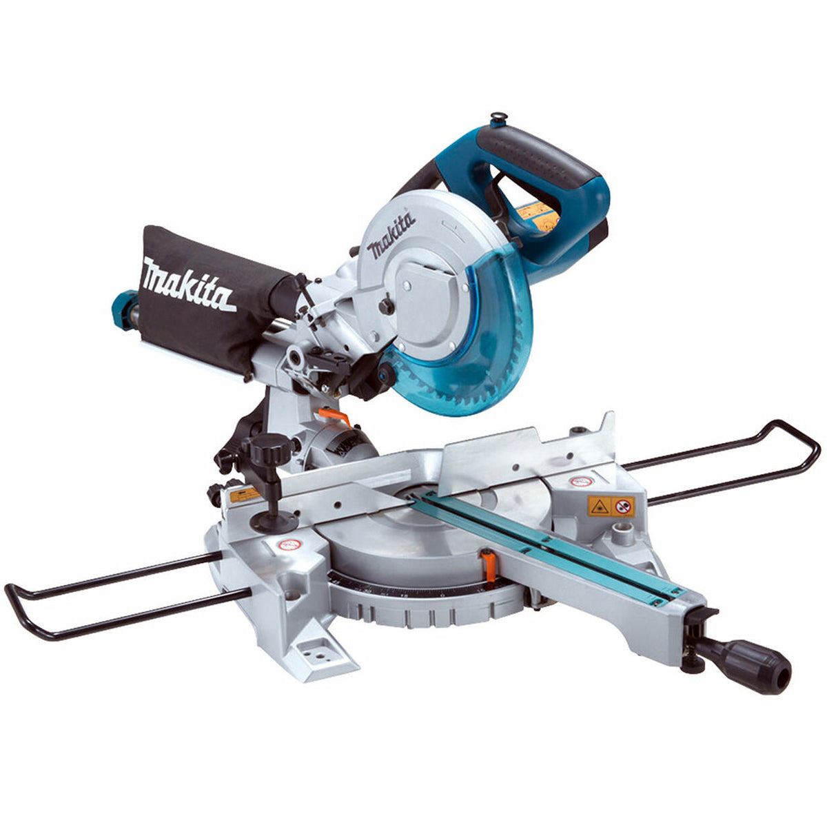 Makita LS0815FLN/2 216mm Sliding Compound Mitre Saw 240V With Laser LED Light & Leg Stand