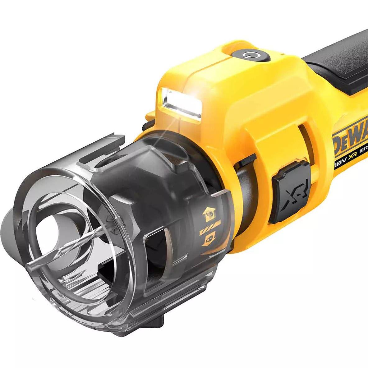 DeWalt DCE555N-XJ 18V XR Brushless Drywall Cut Out Tool with 1 x 5.0Ah Battery & Charger