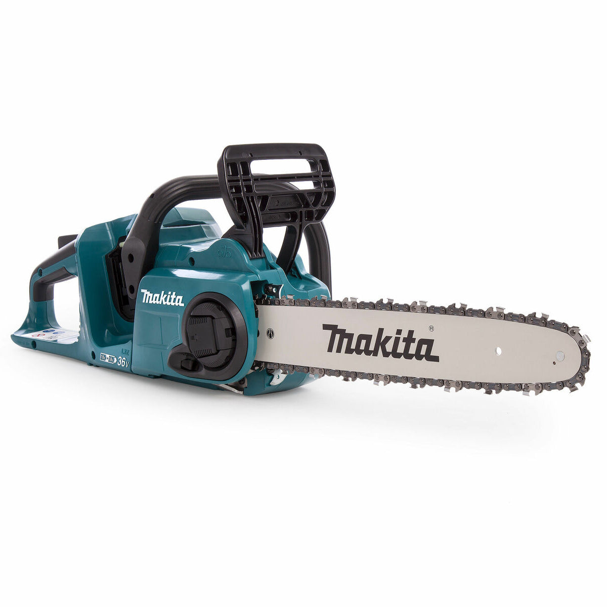 Makita DUC353Z 36V Brushless 350mm Chainsaw with 2 x 5.0Ah Battery & Charger