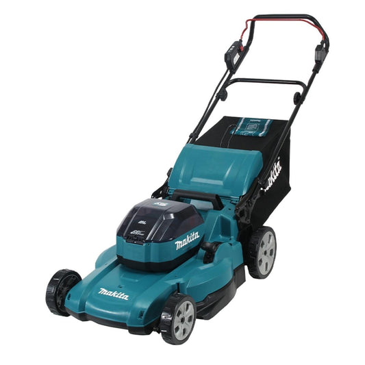 Makita LM002JM101 64V max 53cm Brushless Lawn Mower With 1 x 4.0Ah Battery & Charger Item Condition Damaged Box