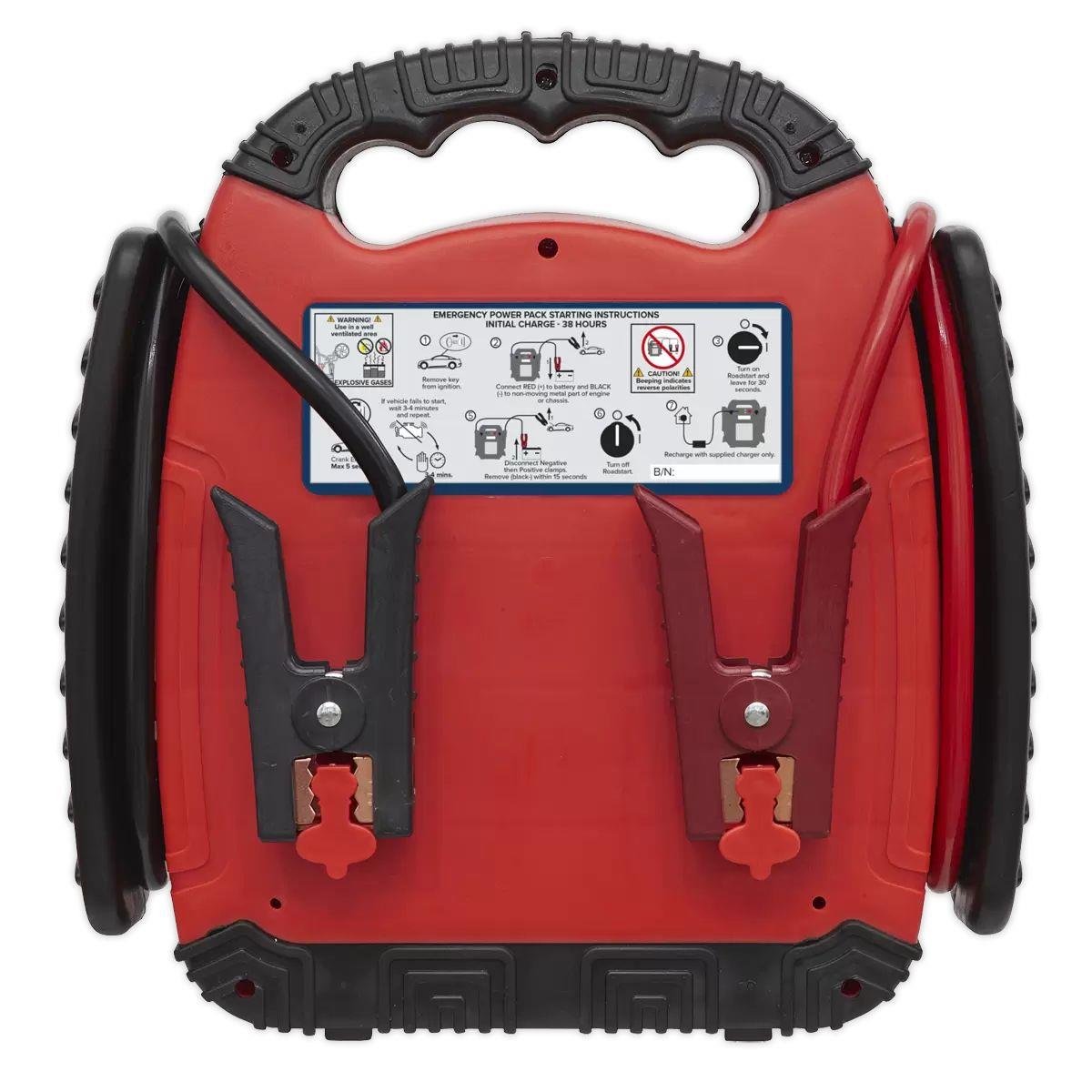 Sealey RS131 RoadStart Emergency Power Pack 12V 750 Peak Amps