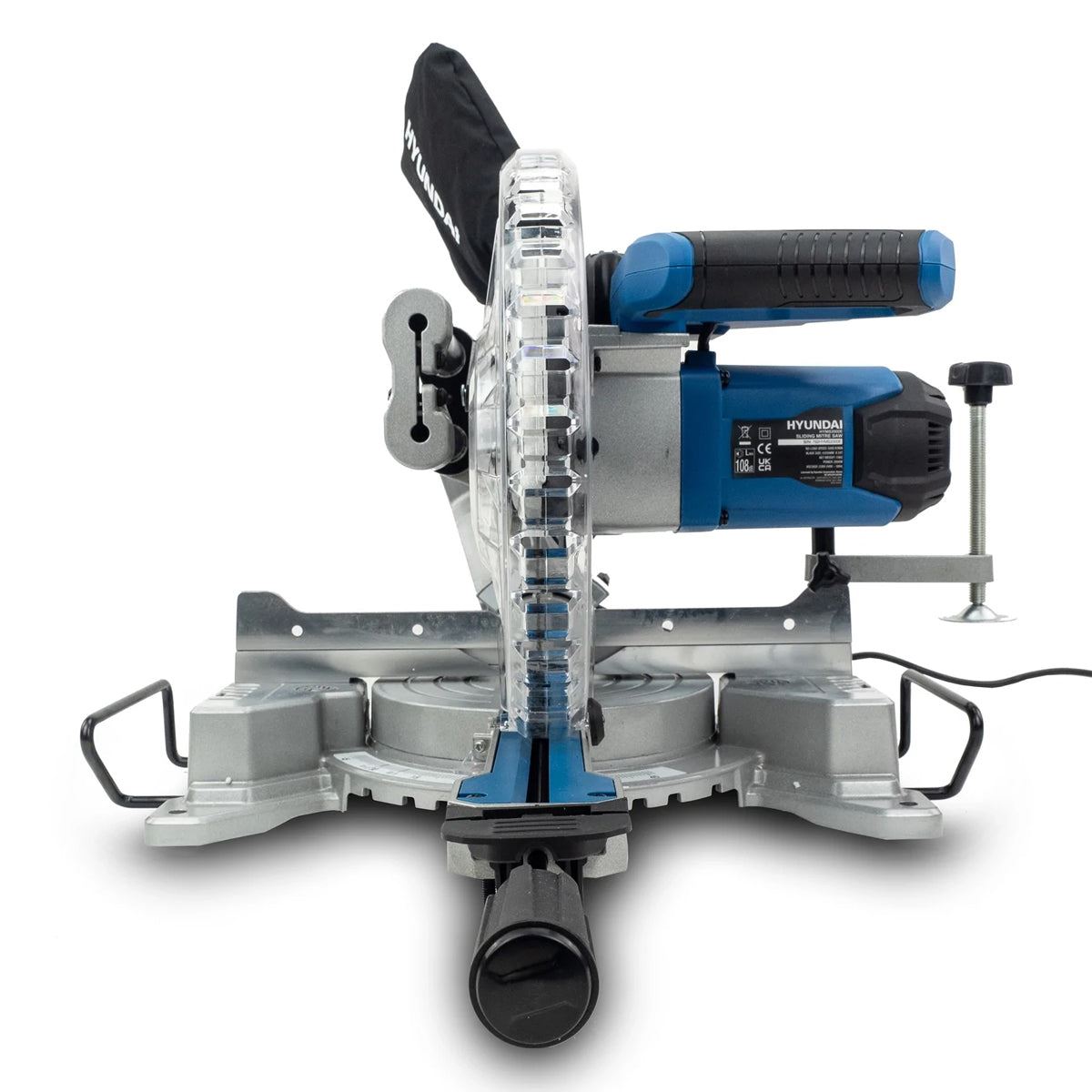 Hyundai HYMS2000E Electric Mitre Saw / Chop Saw with 255mm Blade 230V/2000W