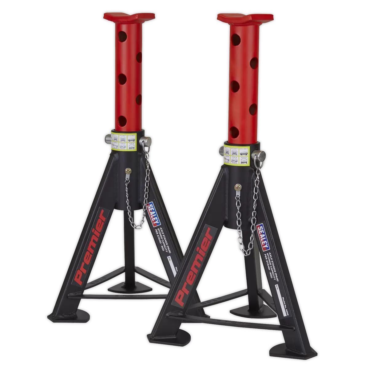 Sealey AS6R Axle Stands 6 Tonne Capacity per Stand